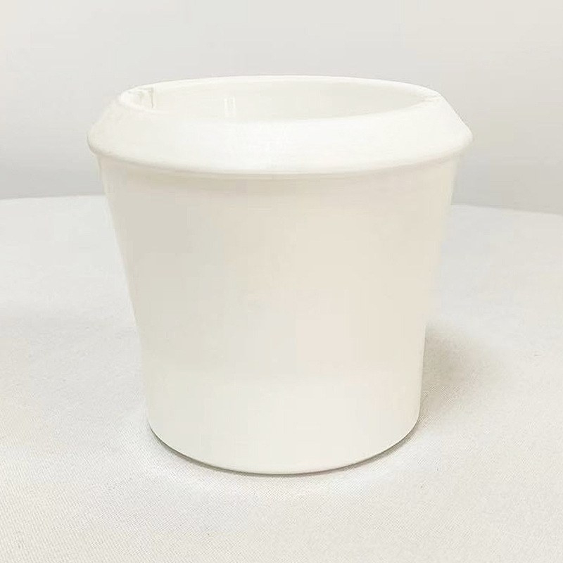 Automatic water-absorbing transparent plastic flower pot