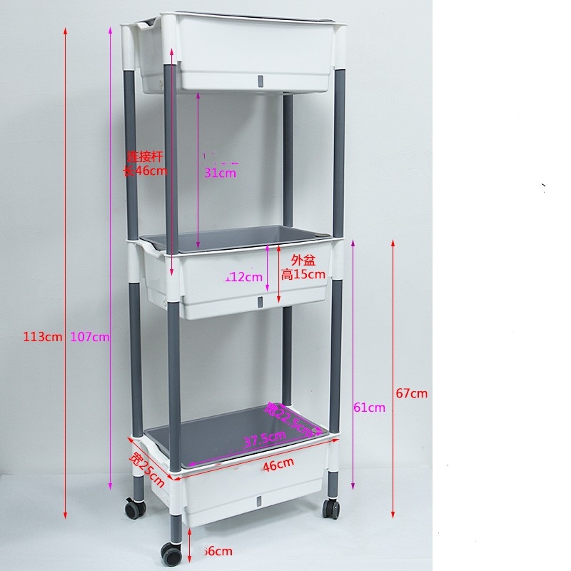 Multi-layer Plastic pots for vegetable planting