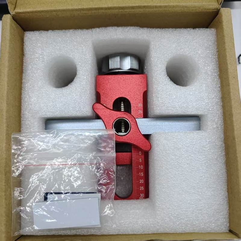 Aluminum alloy cabinet door installation aid