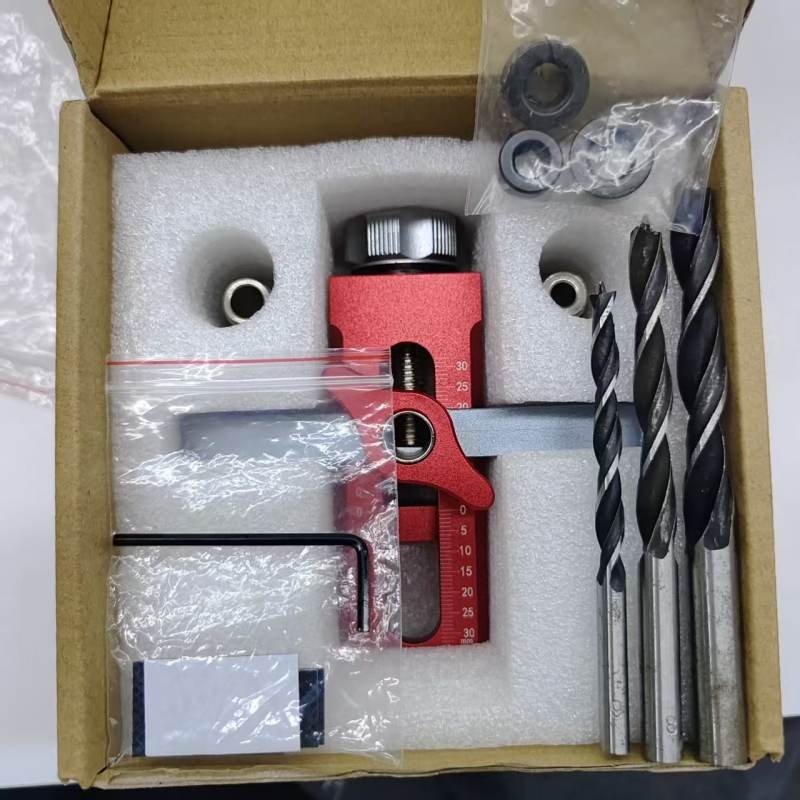 Aluminum alloy cabinet door installation aid