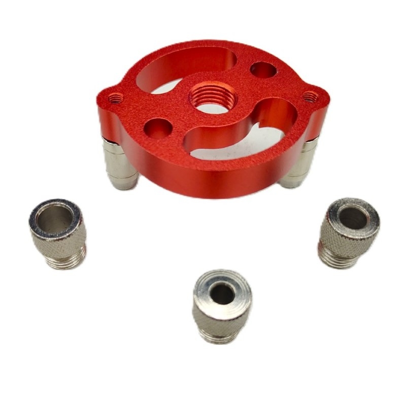 Aluminum alloy woodworking drill locator