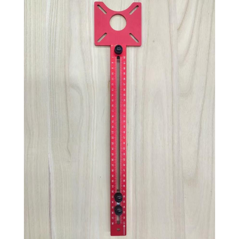 Aluminum alloy woodworking auxiliary ruler