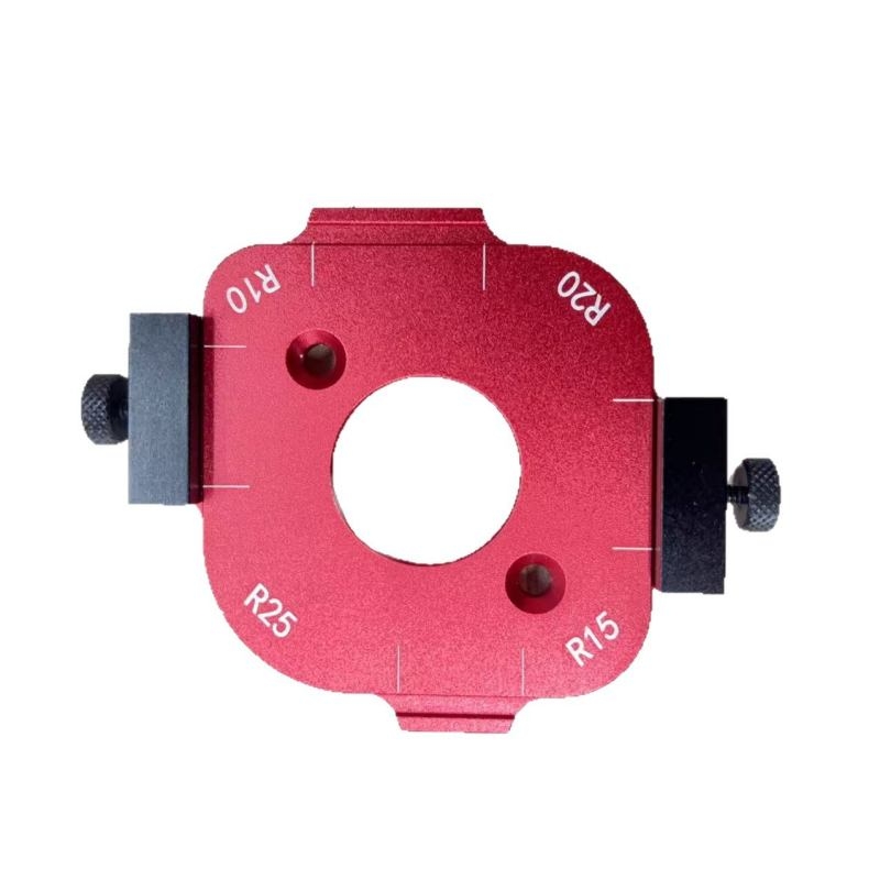 Rounding milling fixture, cutting auxiliary tool, angle positioning fixture