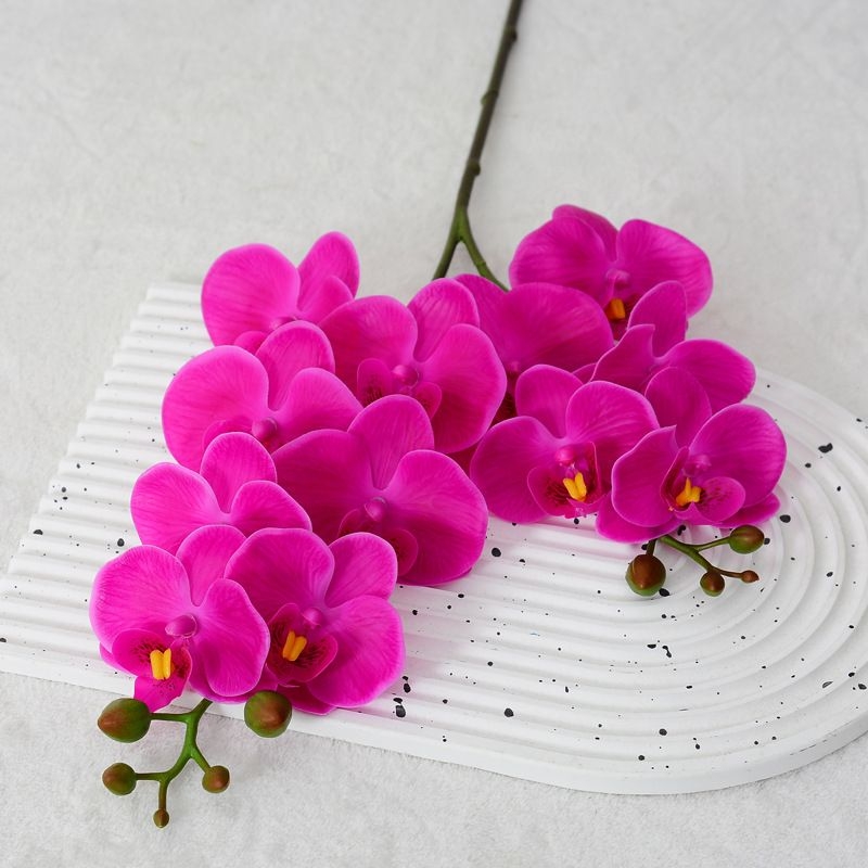 Wholesale artificial Phalaenopsis orchid with two branches