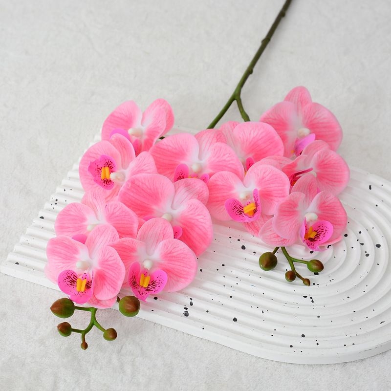 Wholesale artificial Phalaenopsis orchid with two branches