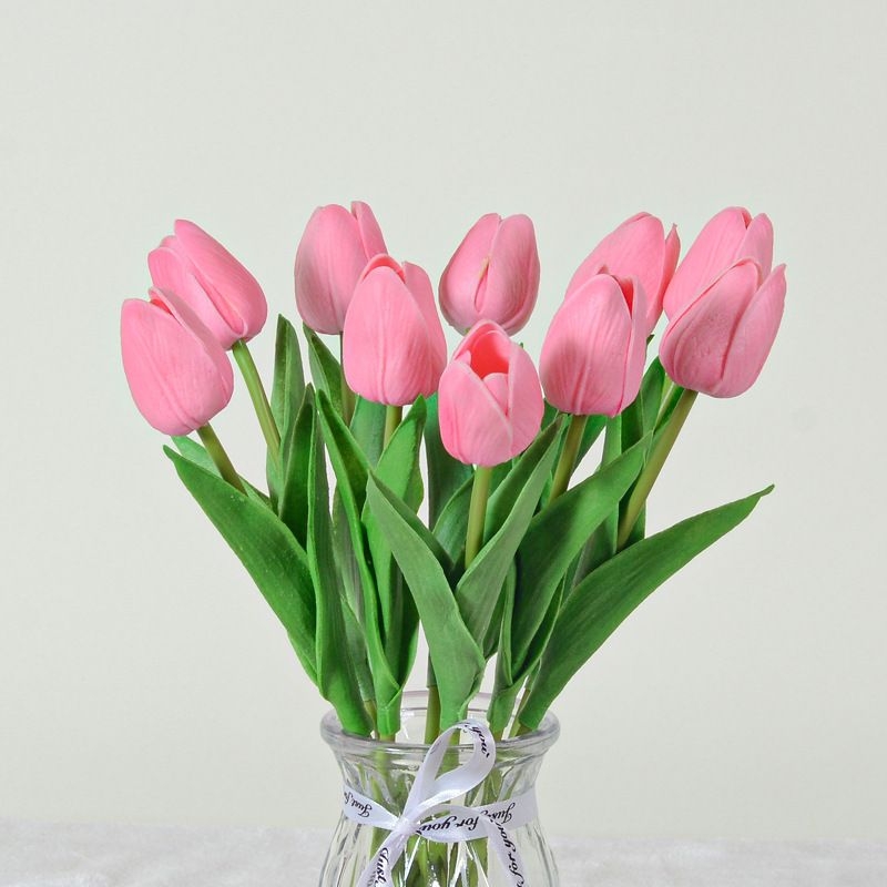 Artificial tulips