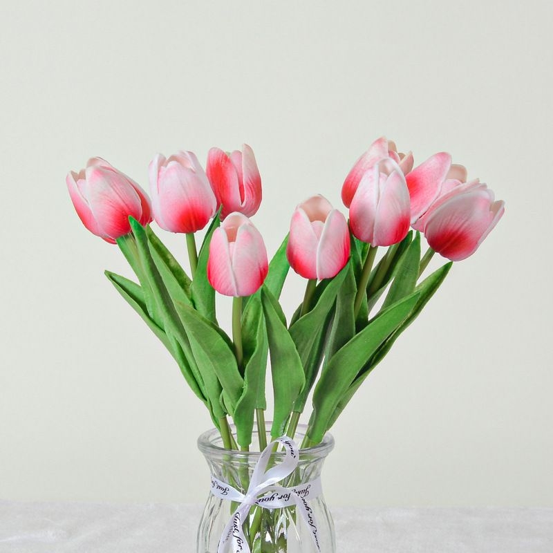 Artificial tulips