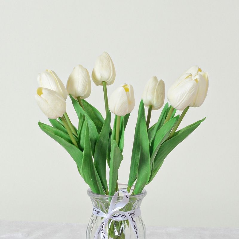 Artificial tulips
