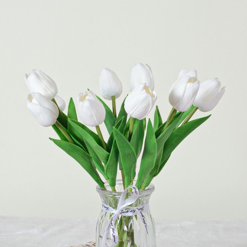 Artificial tulips
