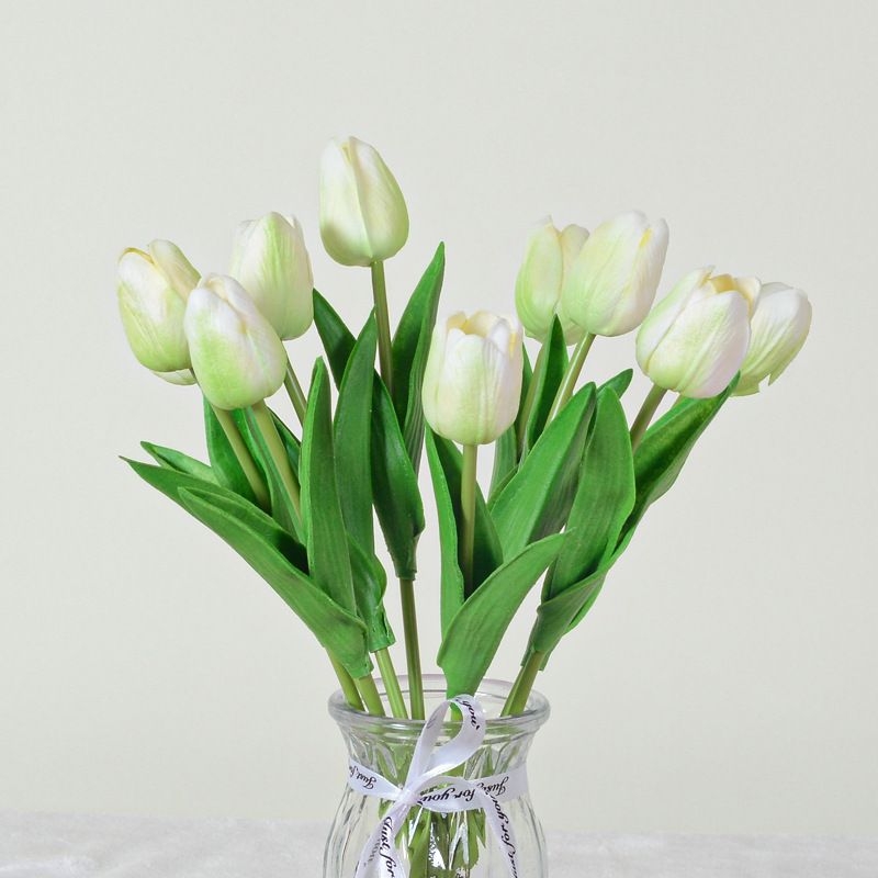 Artificial tulips