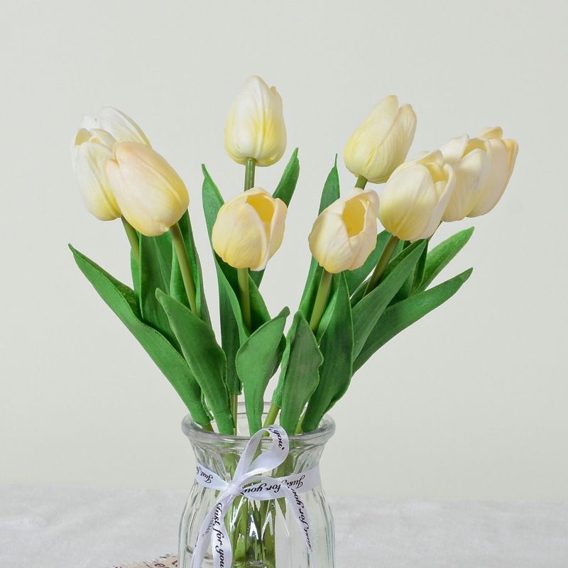 Artificial tulips