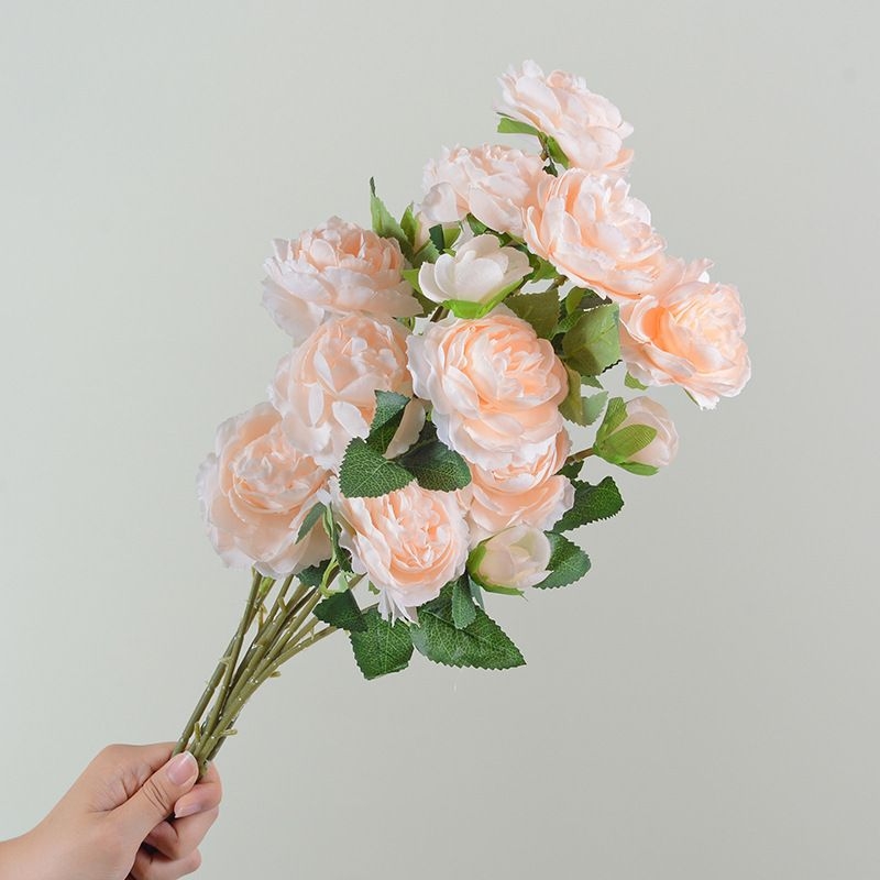 Artificial peony flowers