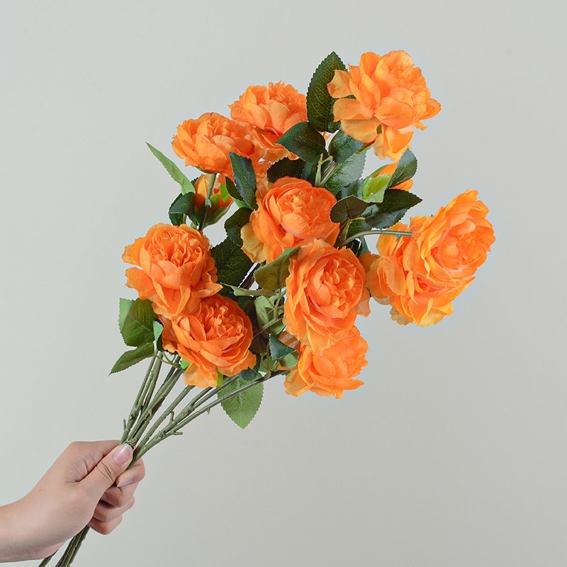 Artificial peony flowers