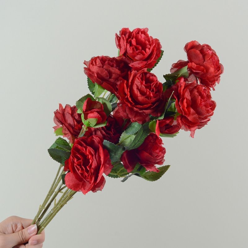 Artificial peony flowers