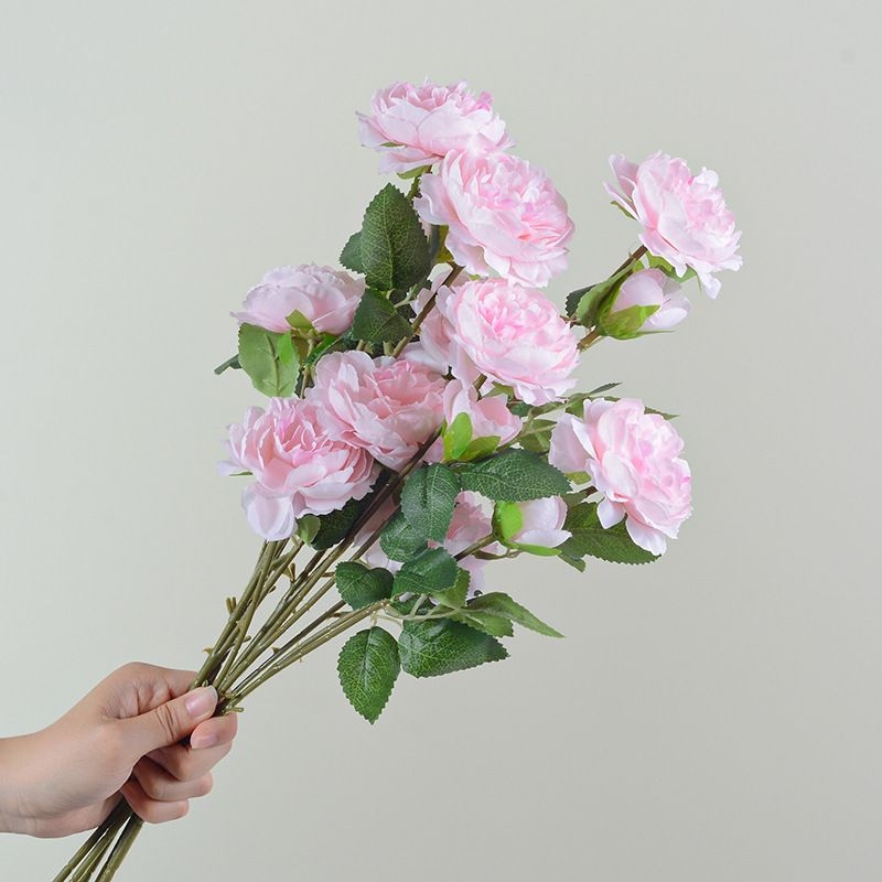 Artificial peony flowers