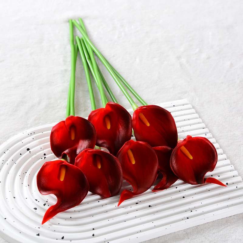 Single mini calla lily artificial flower