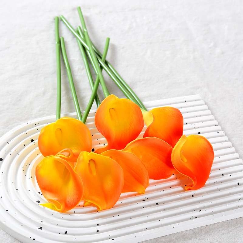 Single mini calla lily artificial flower