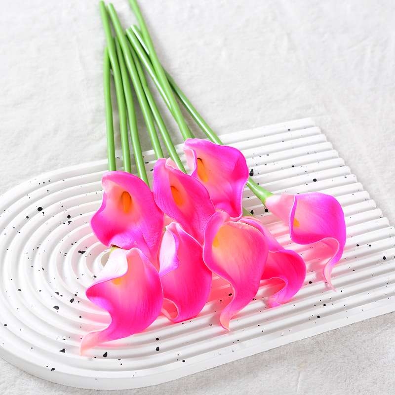Single mini calla lily artificial flower