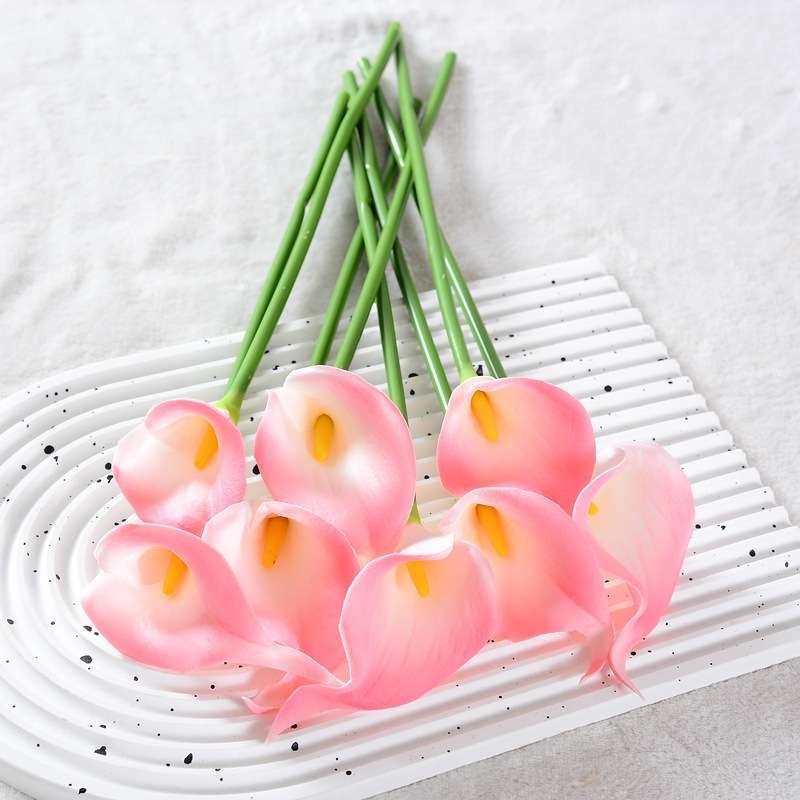 Single mini calla lily artificial flower
