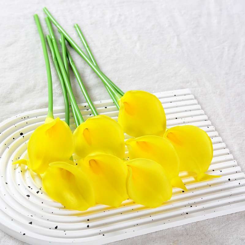 Single mini calla lily artificial flower