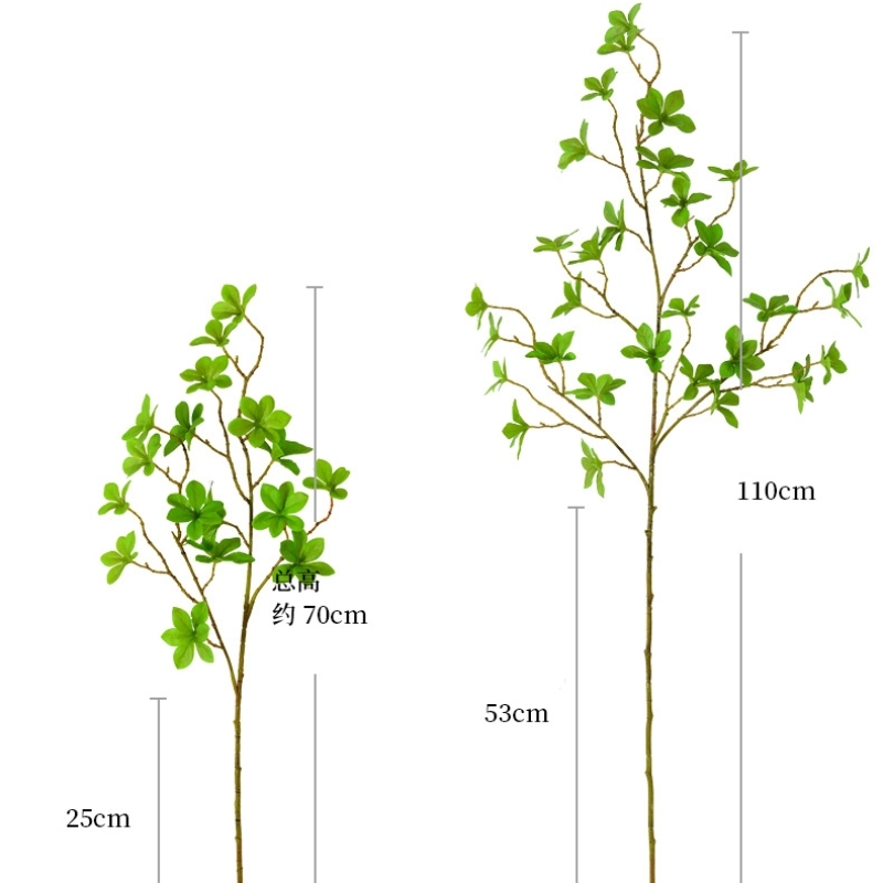 Simulated Leaf Japanese Hanging Clock