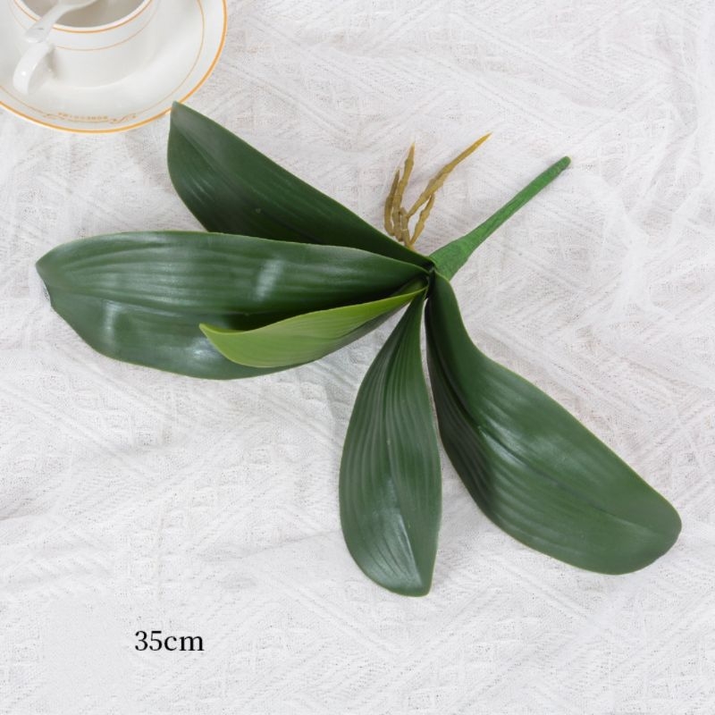 Artificial Phalaenopsis orchid leaves