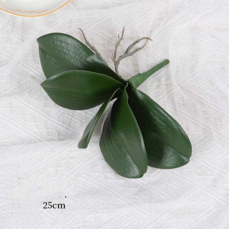 Artificial Phalaenopsis orchid leaves wholesale