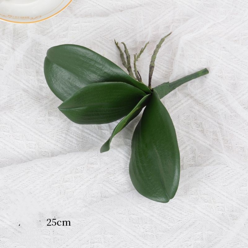 Artificial Phalaenopsis orchid leaves wholesale