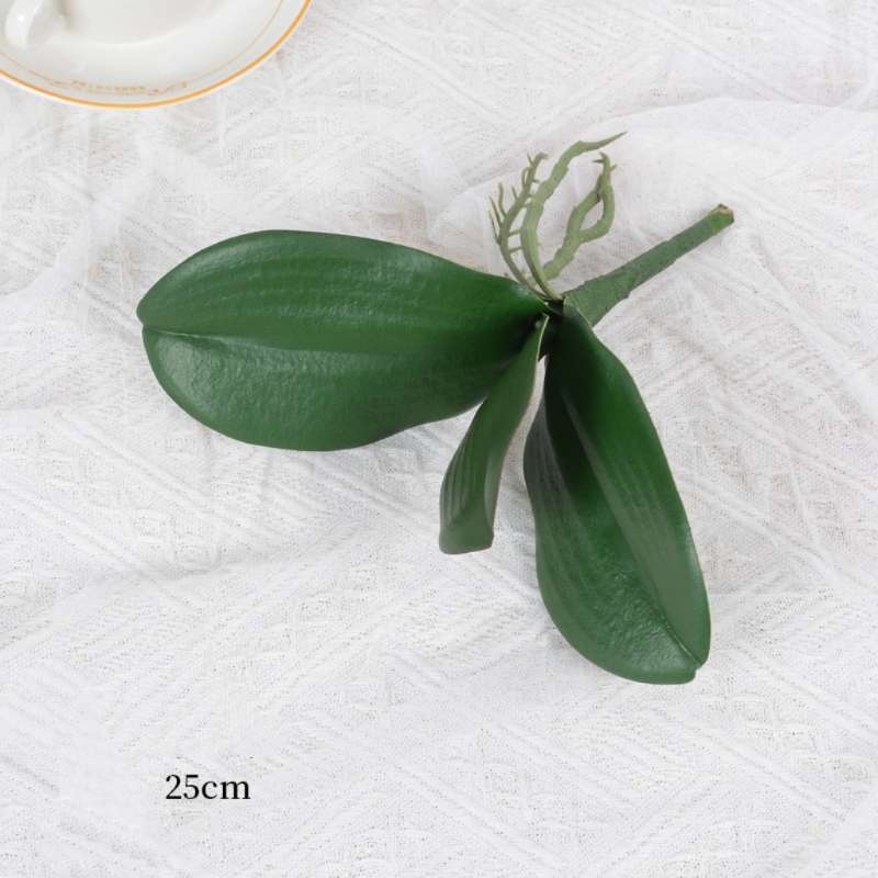Artificial Phalaenopsis orchid leaves wholesale