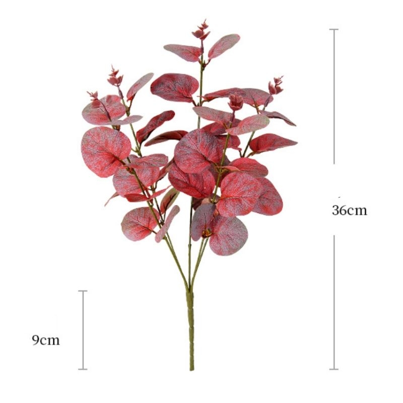 Wholesale of simulated eucalyptus leaves