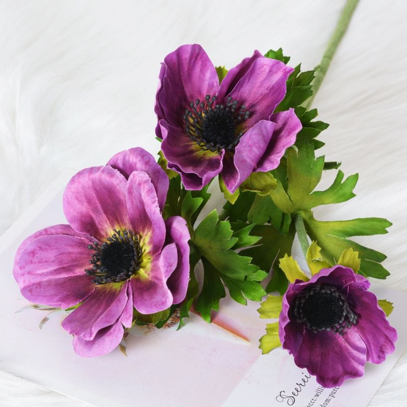Artificial sea anemone flowers