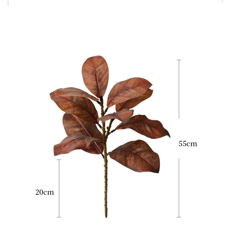 Artificial magnolia leaves