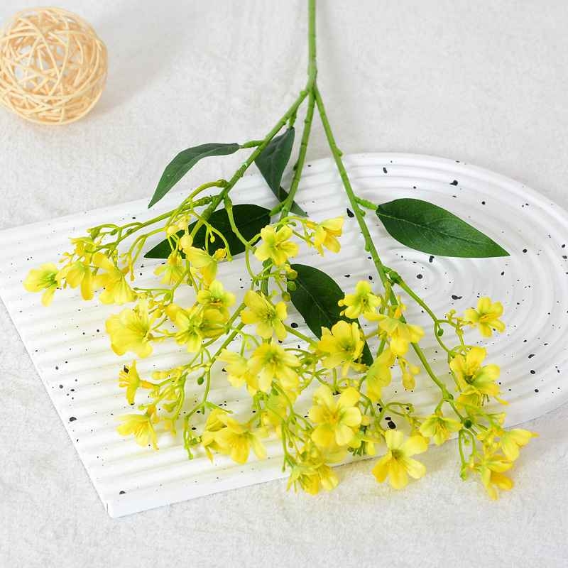 Simulated rape flowers