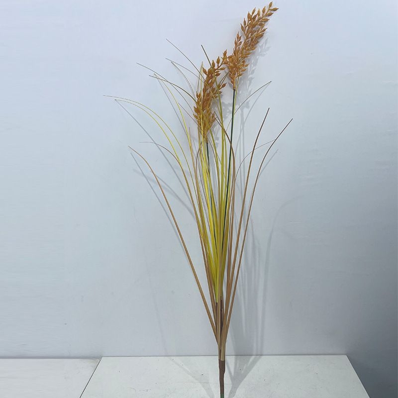 Simulated ears of wheat, rice, and wheat