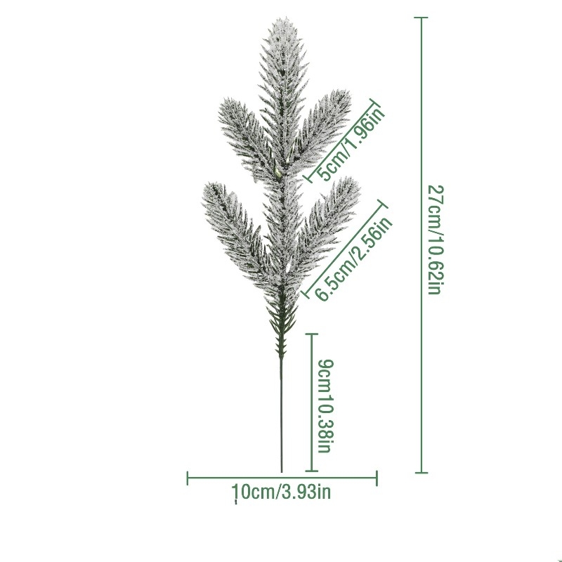 Five-branched simulated pine needles