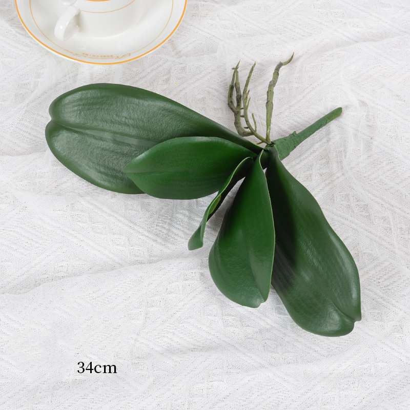 Artificial Phalaenopsis orchid leaves wholesale