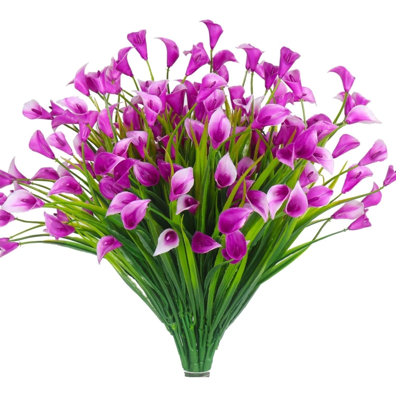 Artificial calla lilies