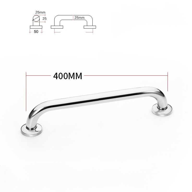 Dia25mm 201 stainless steel 250-600mm bathroom grab bars