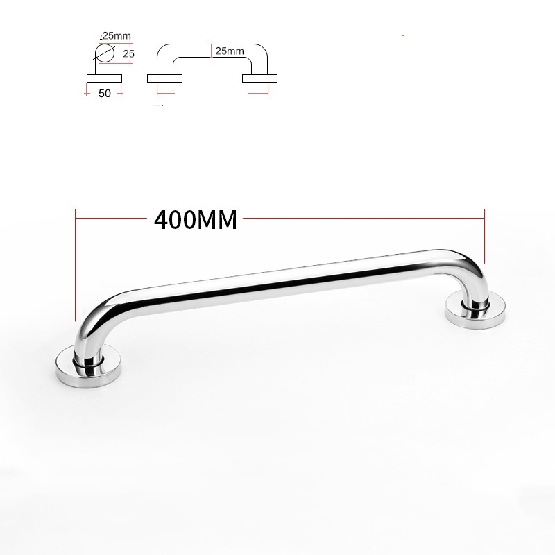 Dia25mm 201 stainless steel 250-800mm bathroom grab bars
