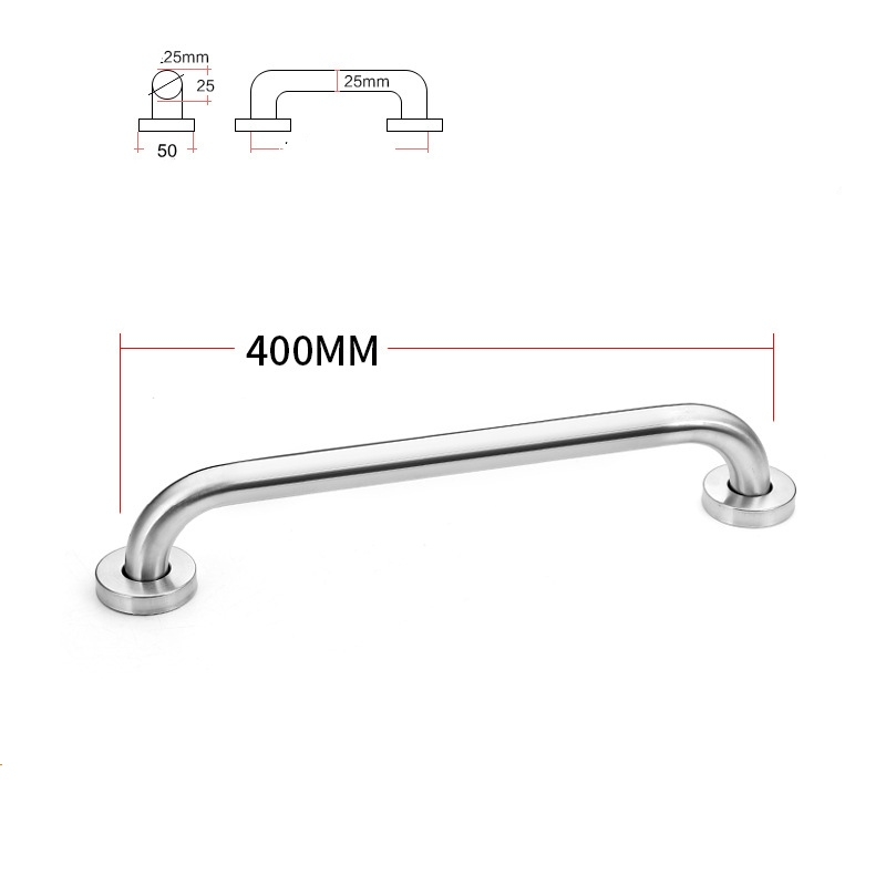 Dia25mm 201 stainless steel 300-600mm bathroom grab bars