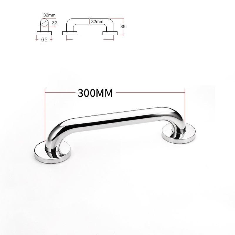 Dia32mm 201 stainless steel 300-800mm bathroom grab bars