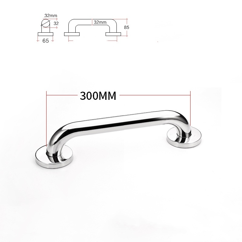 Dia32mm 304 stainless steel 300-600mm bathroom grab bars