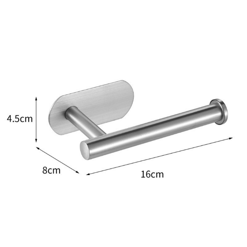 Stainless steel no-drill tissue holder