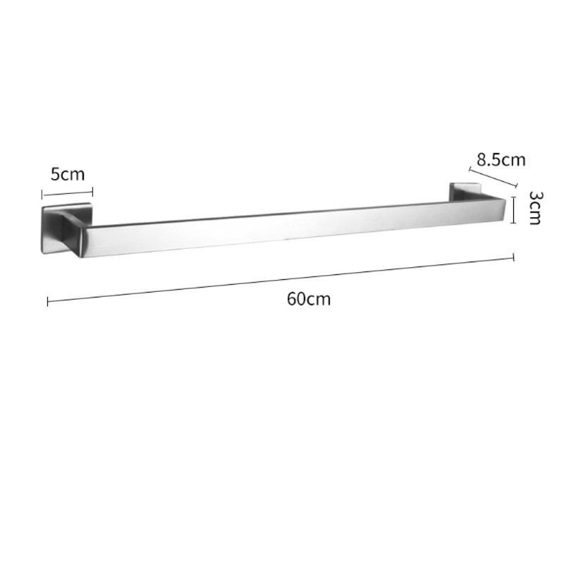 Stainless steel towel bar