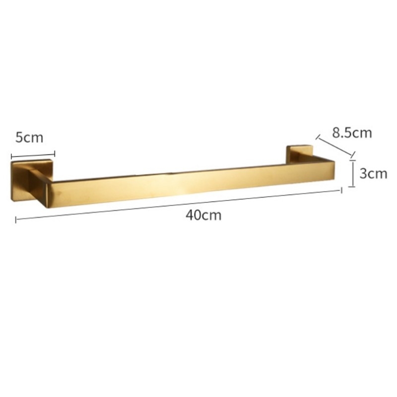 Stainless steel towel bar