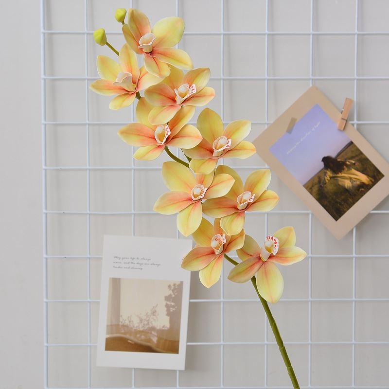 Artificial Cymbidium orchids