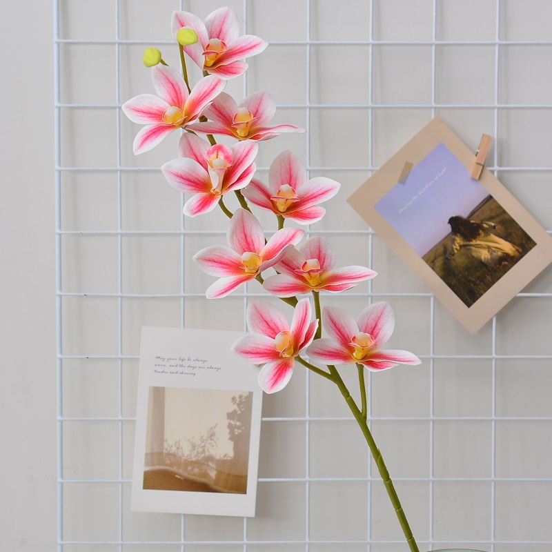 Artificial Cymbidium orchids