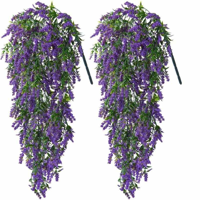Artificial lavender in the shape of vines