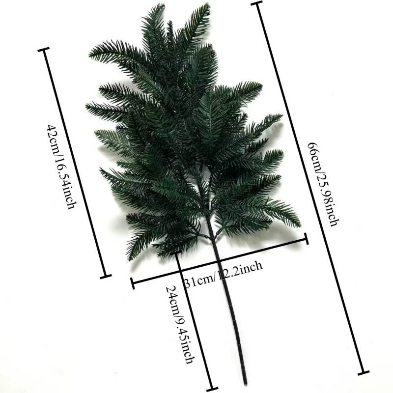 Simulated plastic fir