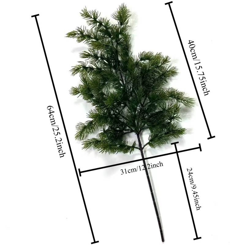 Simulated plastic fir